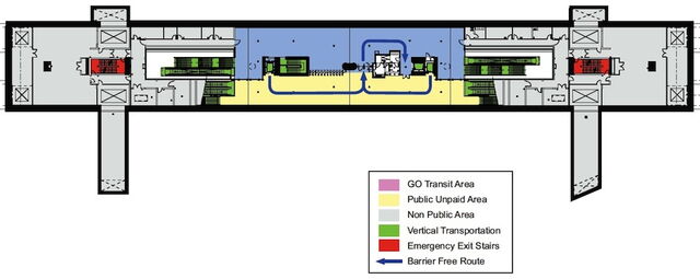 Downsview Park Station Concourse Level Plan (Courtesy of TTC / Aedas)