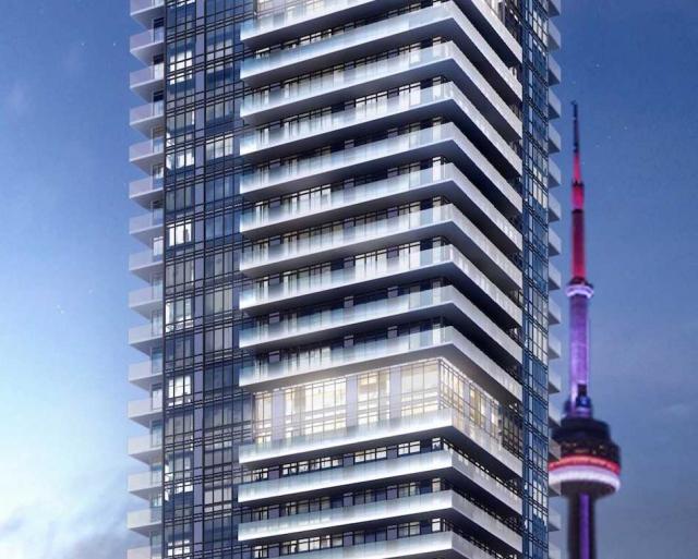 King Blue Condos, Toronto. Developed by Easton's Group & Remington