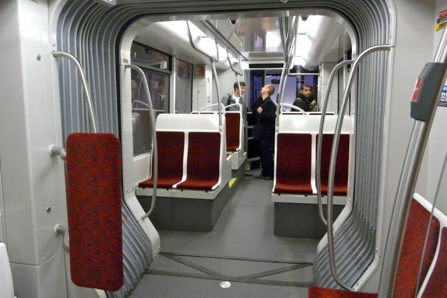 TTC new streetcar interior, image by Craig White