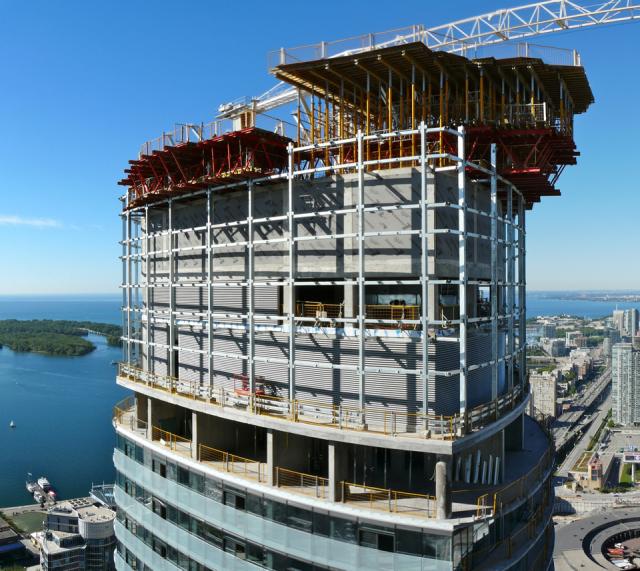 Mechanical penthouse of Ïce's South Tower, Toronto, Lanterra, architectsAlliance