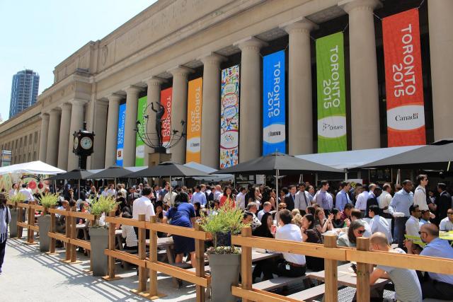 Union Station's Newly Completed Public Plaza Comes Alive | Urban Toronto