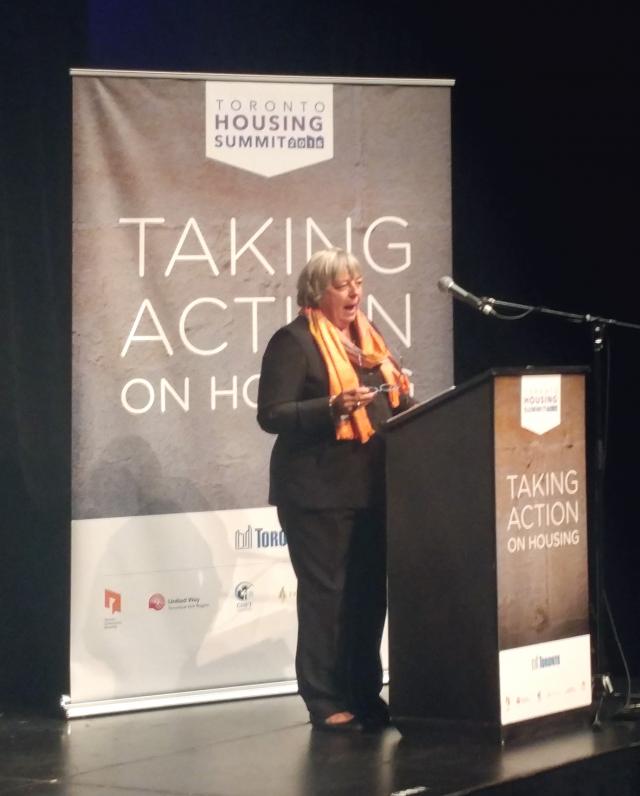 Pam McConnell, Toronto Housing Summit