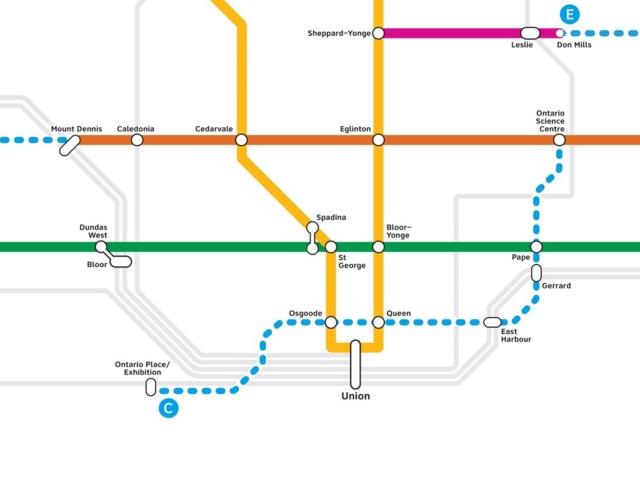 The Ontario Line, part of the larger transit expansion announcement, Toronto