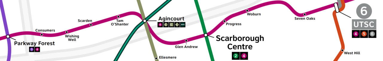 Line 4 Extension to Scarborough Centre and UTSC