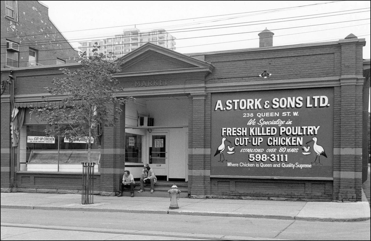 A. Stork & Sons, Ltd., St. Patrick's Market Building (built 1912), Queen Street West, northwes...jpg