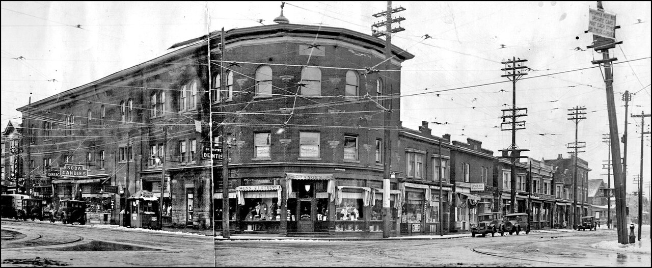 Broadview Ave. and Danforth Ave., S-E corner 1920  TPL.jpg