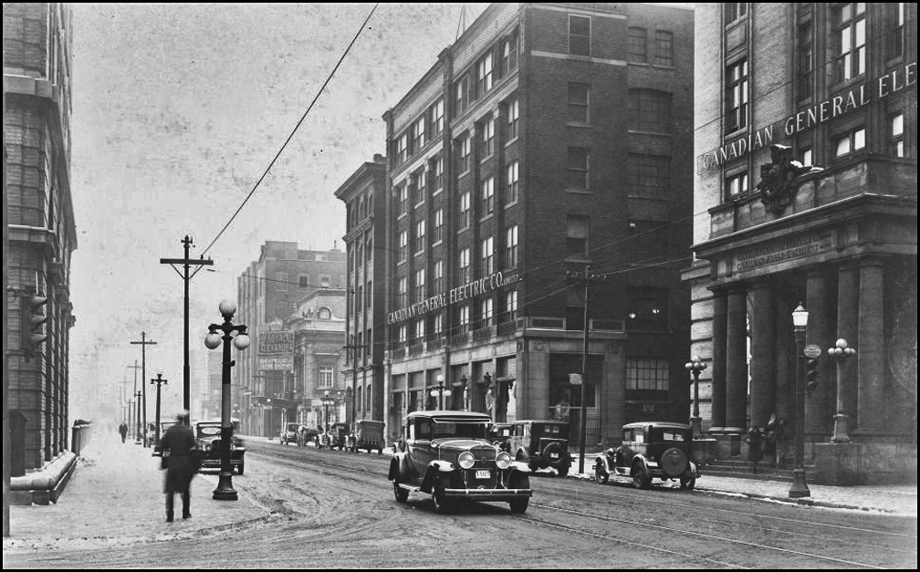 Canadian General Electric Company, King St at Simcoe c.1930 CTA.jpg