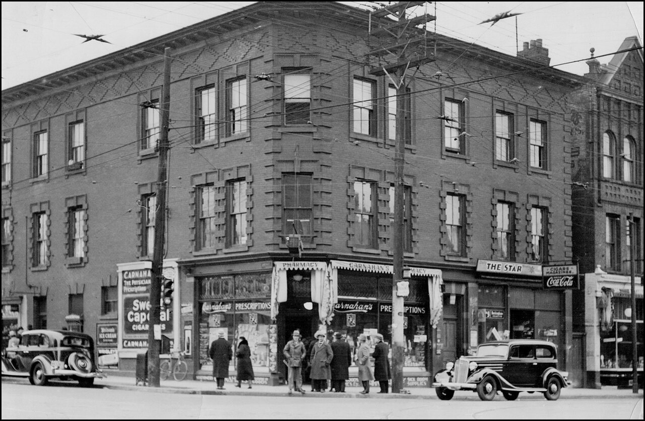 Church Street, southeast corner of Carlton St. 1934  TPL.jpg
