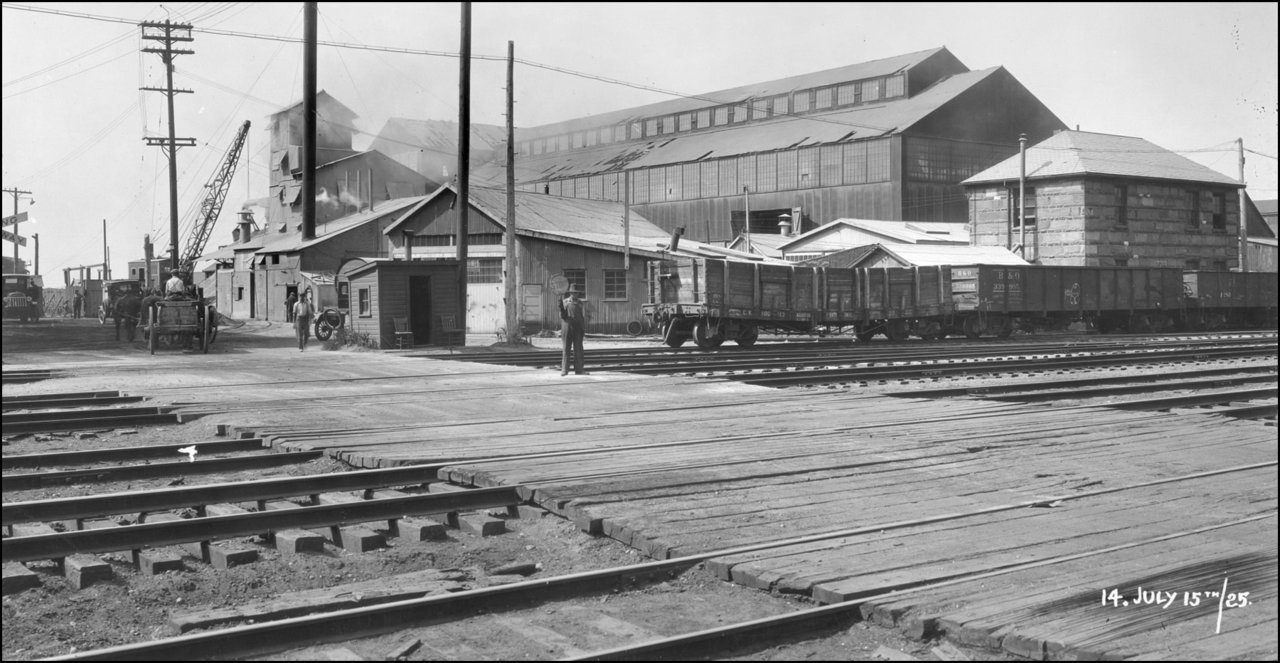 City Yard, Esplanade E., south west corner Princess St. 1925  TPL.jpg