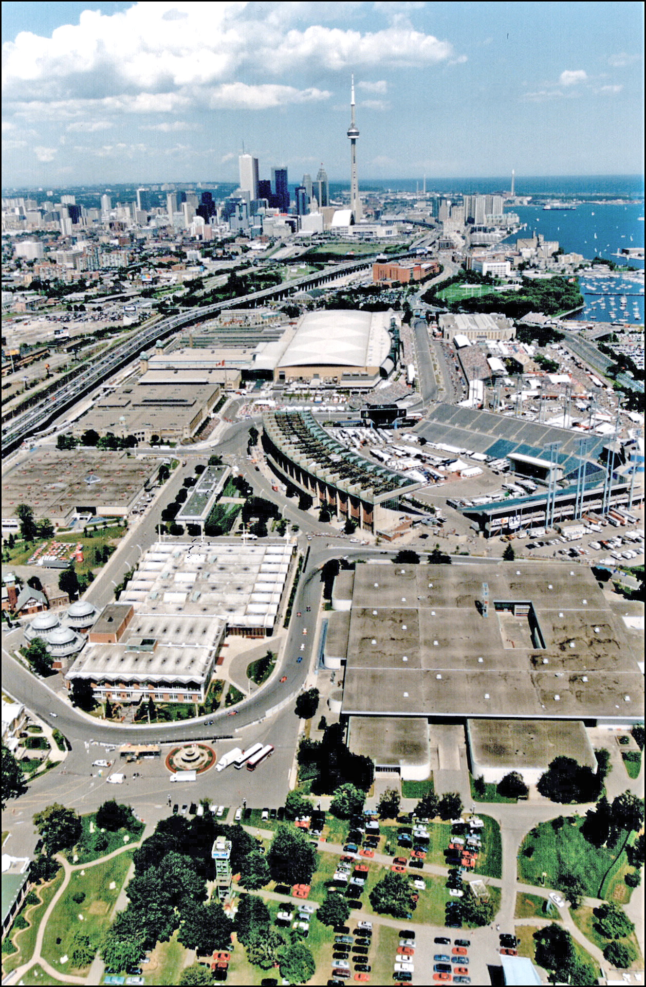 CNE grounds during Molson Indy 1998 TPL.jpg