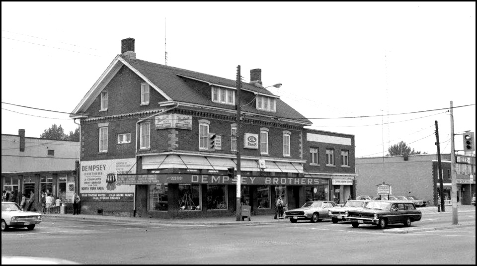 Dempsey's Hardware Store N:W corner 1969.jpg