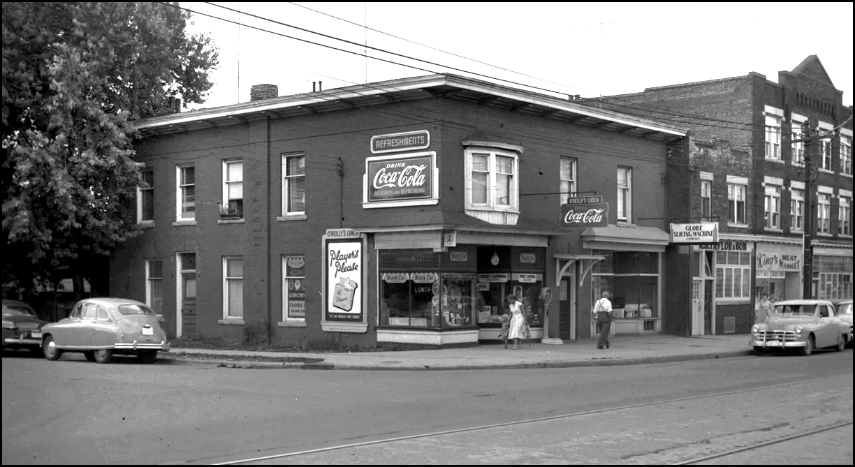 Dutch Farm Hotel, Danforth Ave., south west corner Roseheath Ave. 1954  TPL.jpg