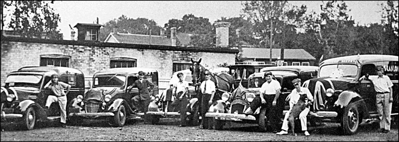 Employees of Scanion's Bakery on Yonge Street. Aurora 1935  TPL.jpg