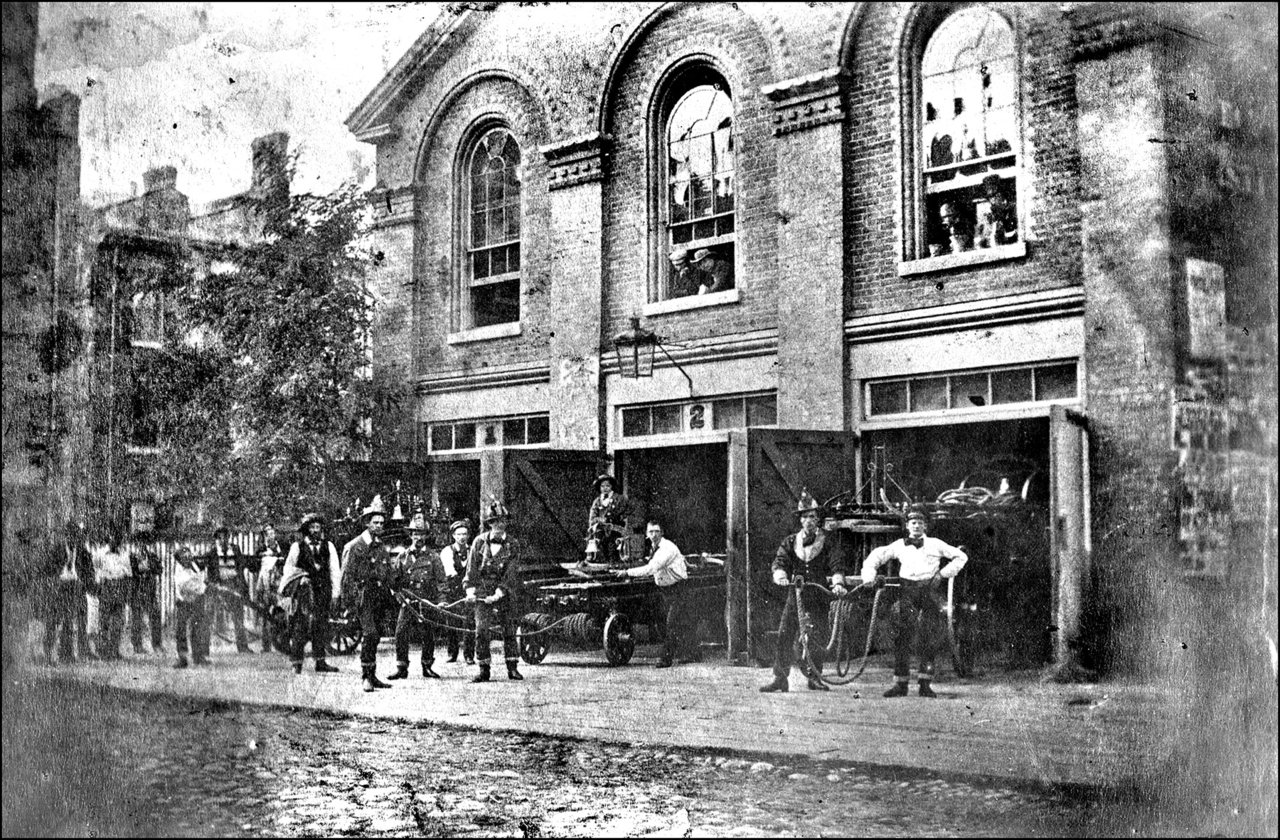 Fire Hall, Toronto, Court St., north side, between Toronto & Church Sts. 1860   TPL.jpg