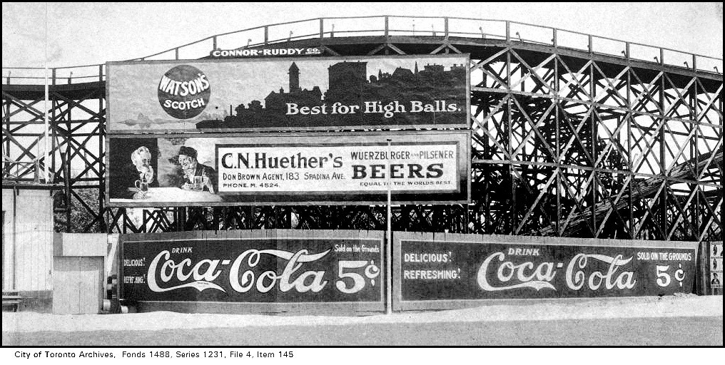 Hanlan's Pointsign at baseball stadium  c.1907  CTA.jpg