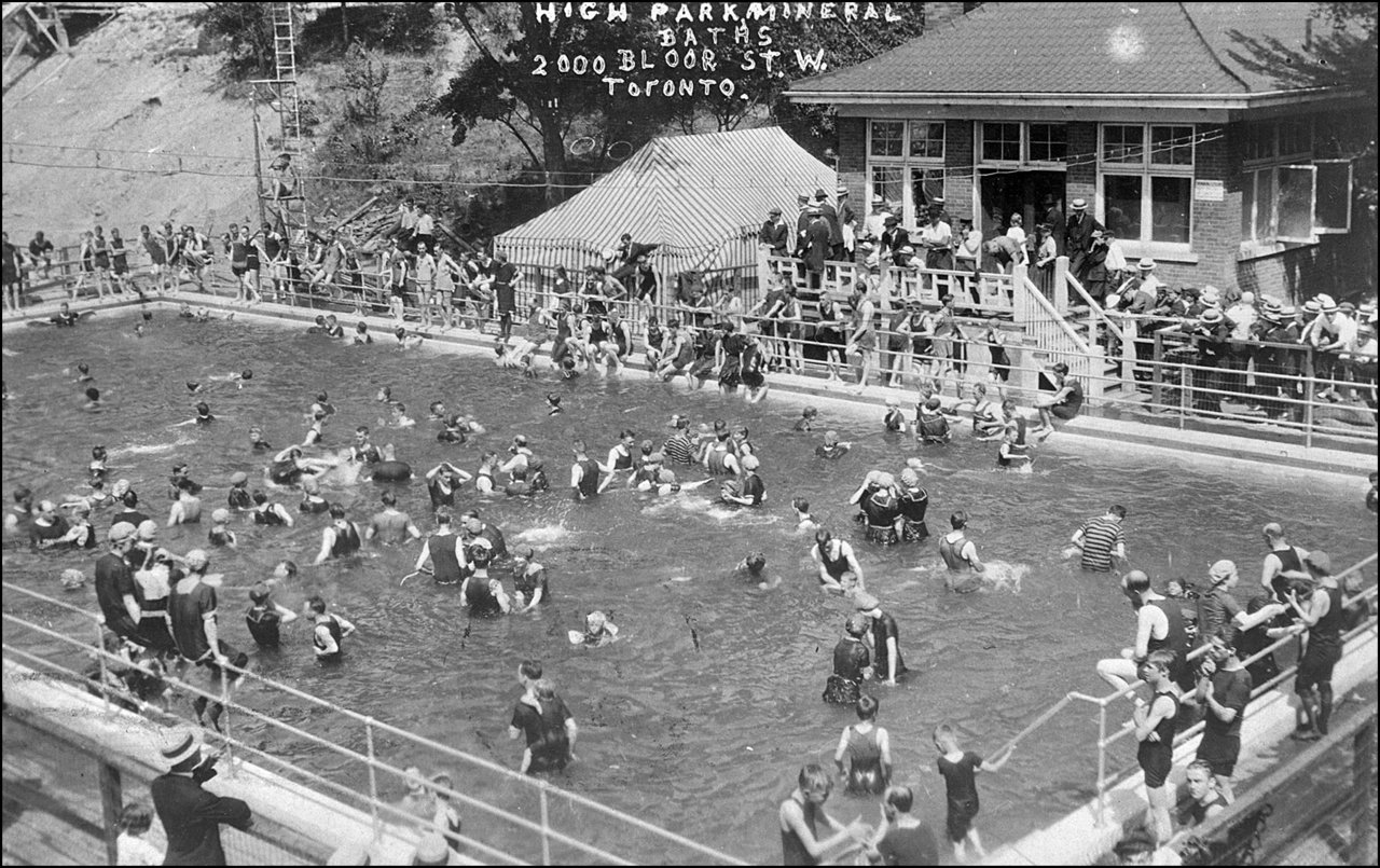 High Park Mineral Baths, Bloor St. W., east of Parkview Gardens 1911   TPL.jpg