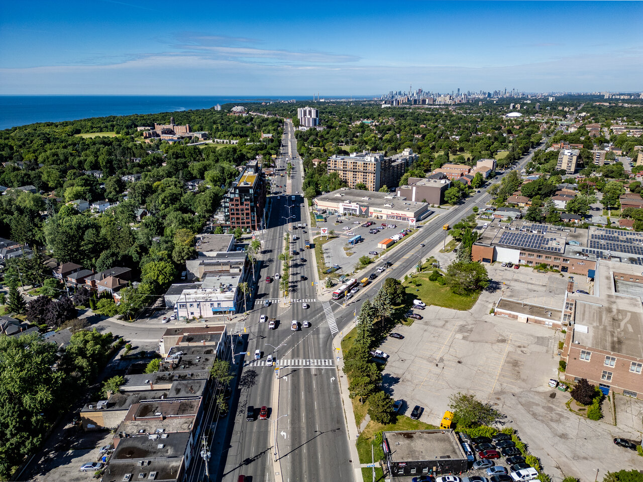 Kingston Rd - Cliffcrest - looking west at St Clair.jpg