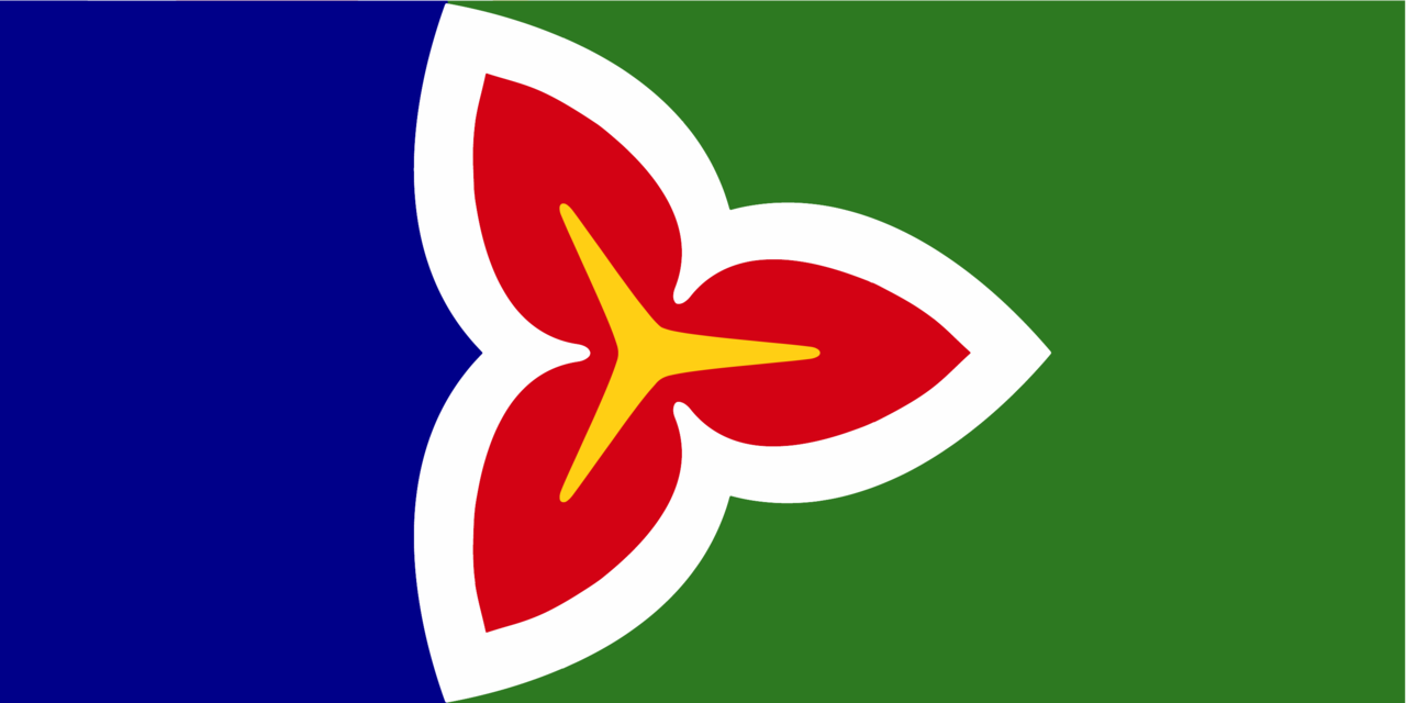 New Ontario flag smaller trillium 1-01.png