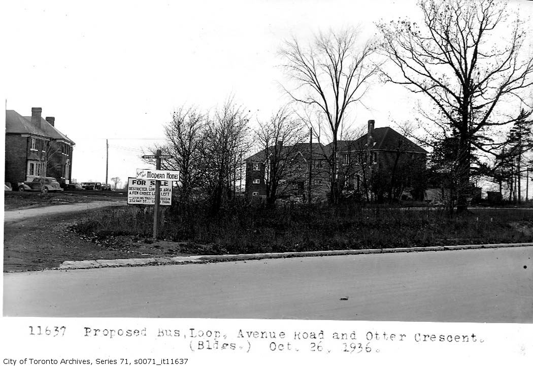 Otter Cres before Bus Loop 1935.jpg