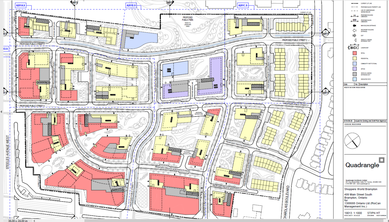Shoppers World Brampton ?m 28s RioCan BDP Quadrangle UrbanToronto