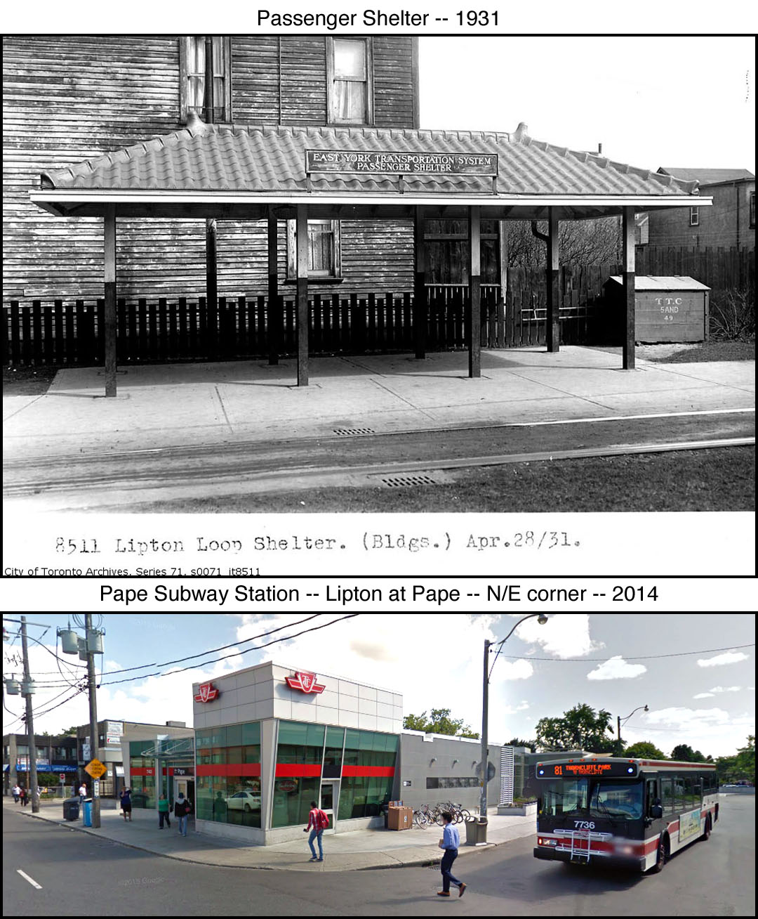 TN Lipton loop shelter east york 1931.JPG