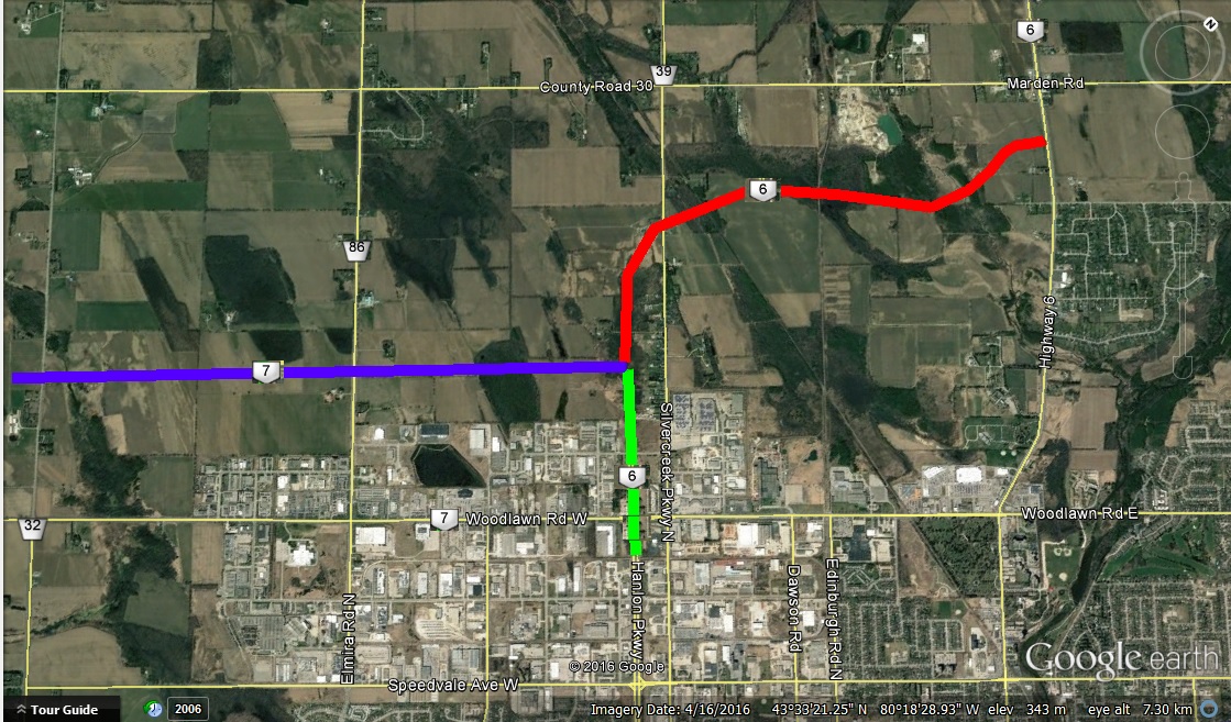 Roads Highway 7 North KitchenerGuelph New Freeway Build UrbanToronto