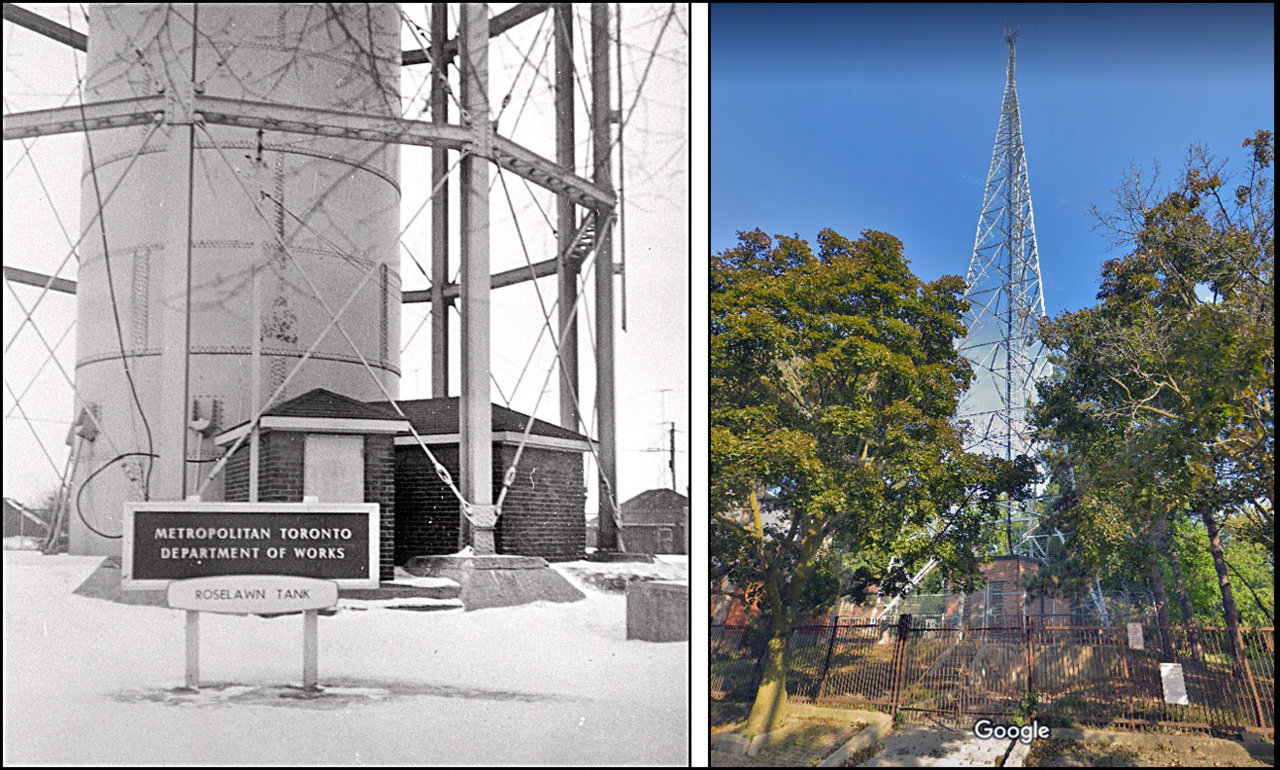 Waterworks, Roselawn Tank, Roselawn Ave., north side, west of Avenue Rd. 1967   TPL.jpg