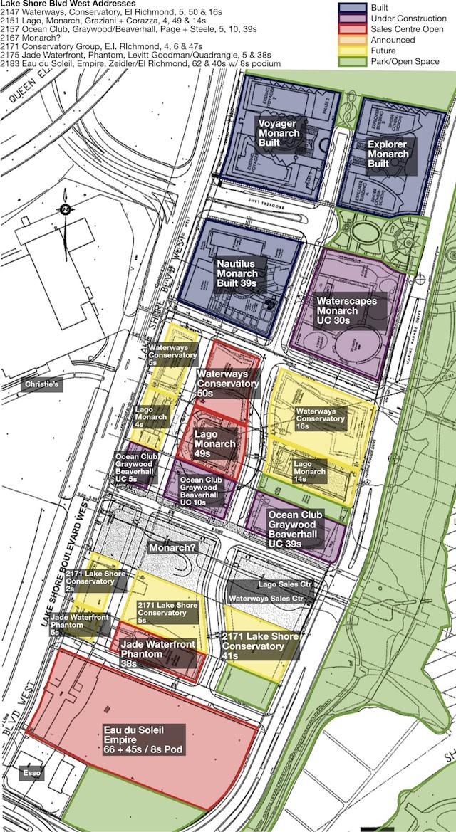 Waterscapes and Ocean Club Condos Chart Progress in Humber Bay Shores ...