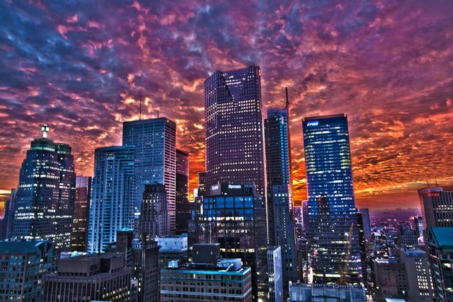 Photo of the Day: Fire Sky | Urban Toronto